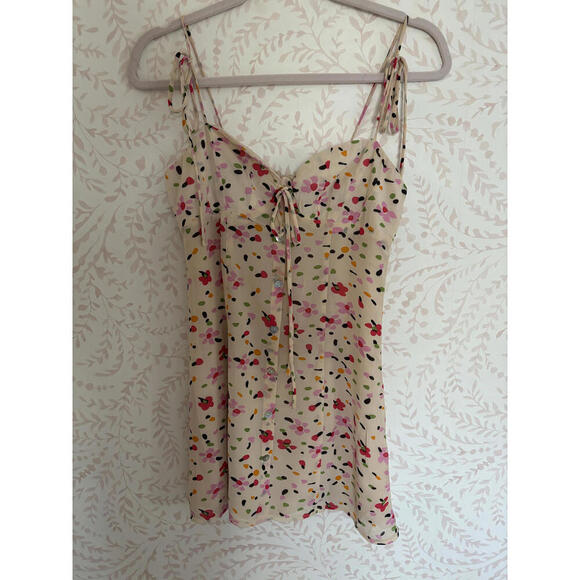 FALL CLEARANCE NWOT Princess Polly Button Down Floral Slip Dress - Picture 1 of 7